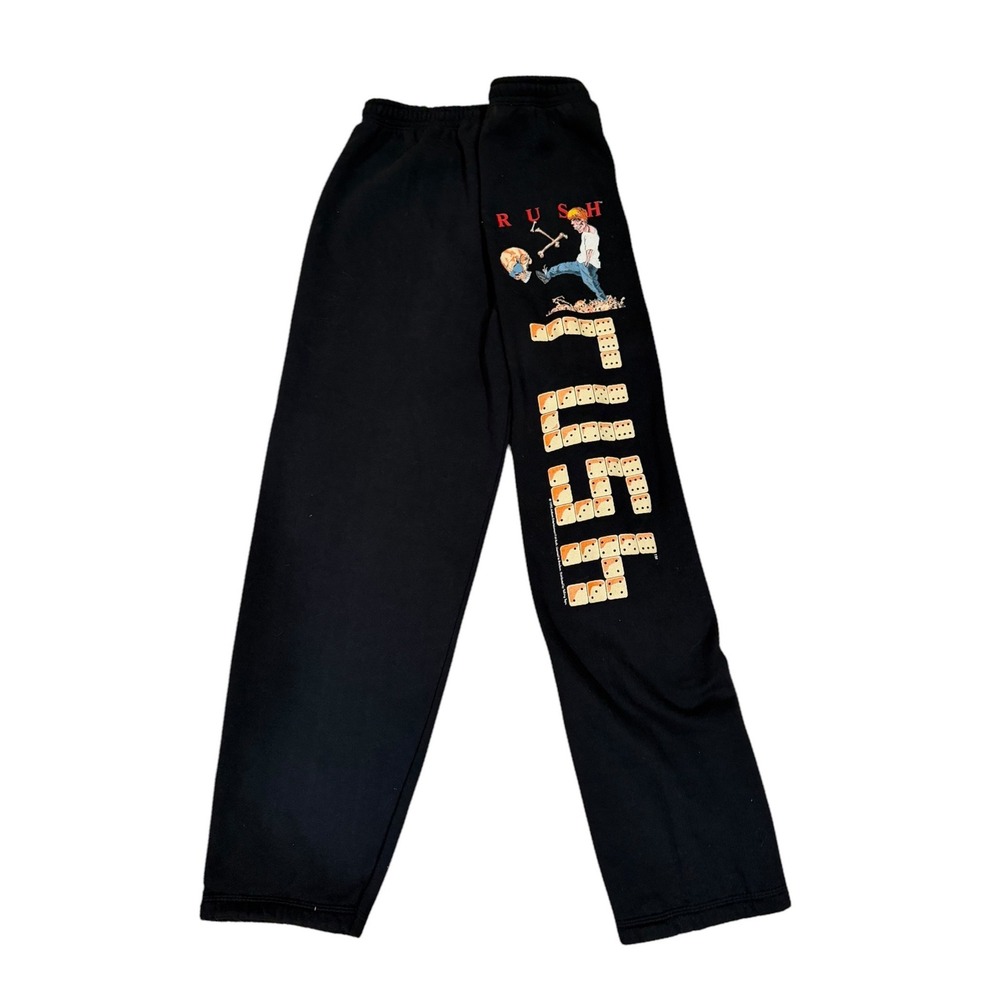 Vtg 1992 Rush Roll the Bones Tour Sweatpants XL Black Band Merch USA Made Mint